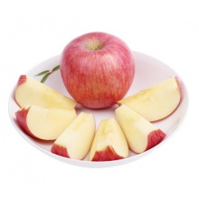 果雪语 陕西九鬃山农家红富士苹果约5斤 9个 新鲜水果 18年新果现摘现发