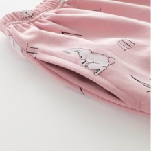 北极绒（Bejirog） 睡衣女秋纯棉长袖套装休闲女士睡衣棉质家居服可外穿套装8506 粉色 L