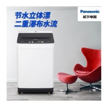 松下（Panasonic）8.5公斤全自动波轮洗衣机 超大容量 省水省电 桶洗净XQB85-TA8021灰色
