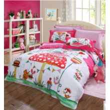  床品套件 四件套纯棉儿童套件全棉床单被套 双面可用星语星愿 1.5米床（203*229cm）红